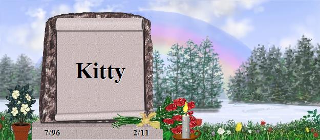 Kitty's Rainbow Bridge Pet Loss Memorial Residency Image