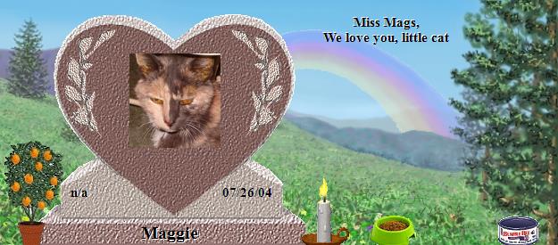 Maggie's Rainbow Bridge Pet Loss Memorial Residency Image