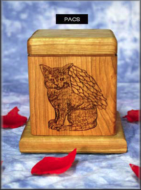 Precious Angel Cat Pet Urn Collection