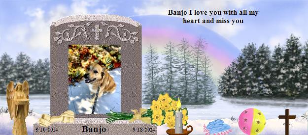 Banjo's Rainbow Bridge Pet Loss Memorial Residency Image