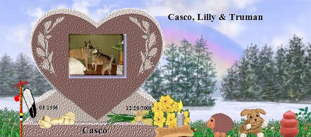 Casco's Rainbow Bridge Pet Loss Memorial Residency Image
