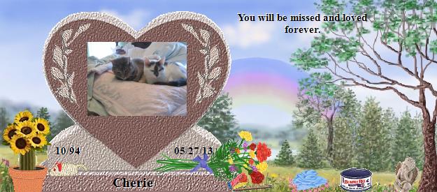 Cherie's Rainbow Bridge Pet Loss Memorial Residency Image
