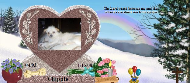 Chippie's Rainbow Bridge Pet Loss Memorial Residency Image