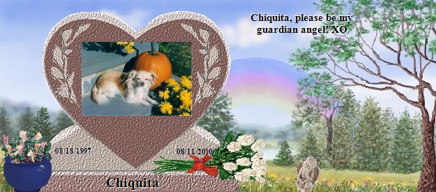Chiquita's Rainbow Bridge Pet Loss Memorial Residency Image
