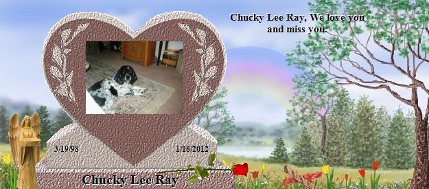 Chucky Lee Ray's Rainbow Bridge Pet Loss Memorial Residency Image