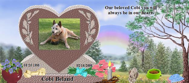 Cobi Beland's Rainbow Bridge Pet Loss Memorial Residency Image