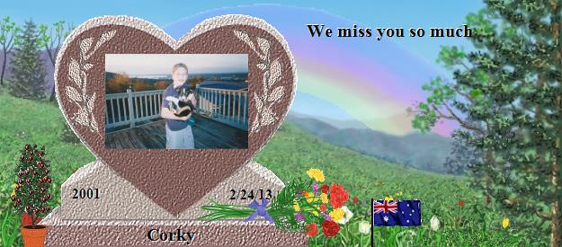 Corky's Rainbow Bridge Pet Loss Memorial Residency Image