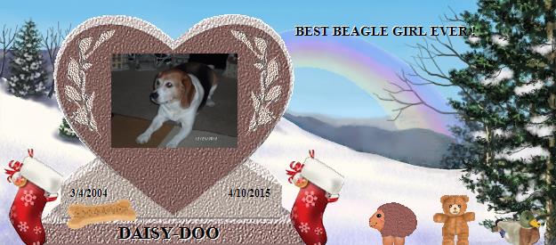 DAISY-DOO's Rainbow Bridge Pet Loss Memorial Residency Image
