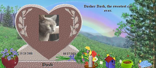 Dash's Rainbow Bridge Pet Loss Memorial Residency Image