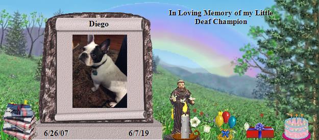 Diego's Rainbow Bridge Pet Loss Memorial Residency Image