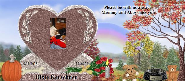 Dixie Kerschner's Rainbow Bridge Pet Loss Memorial Residency Image