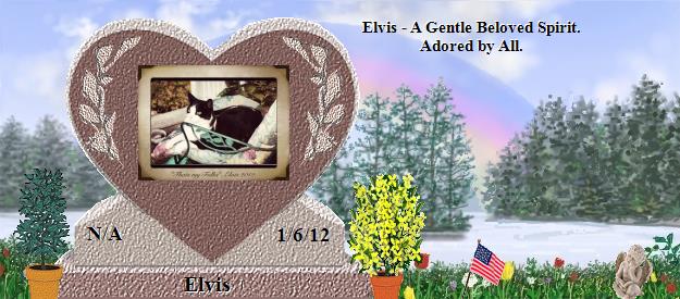 Elvis's Rainbow Bridge Pet Loss Memorial Residency Image