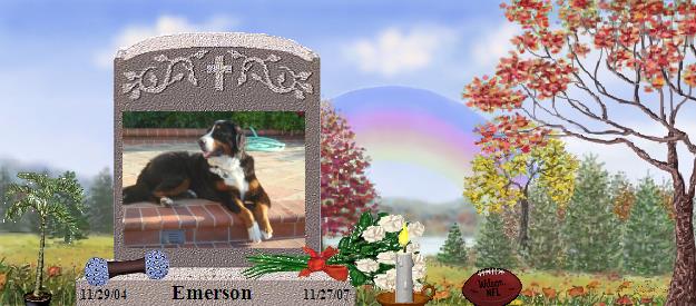 Emerson's Rainbow Bridge Pet Loss Memorial Residency Image