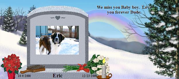 Eric's Rainbow Bridge Pet Loss Memorial Residency Image