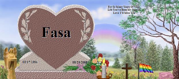 Fasa's Rainbow Bridge Pet Loss Memorial Residency Image