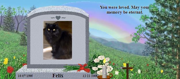 Felix's Rainbow Bridge Pet Loss Memorial Residency Image