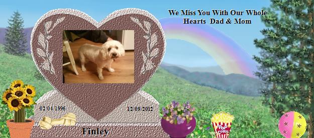 Finley's Rainbow Bridge Pet Loss Memorial Residency Image