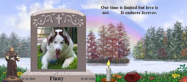 Finny's Rainbow Bridge Pet Loss Memorial Residency Image