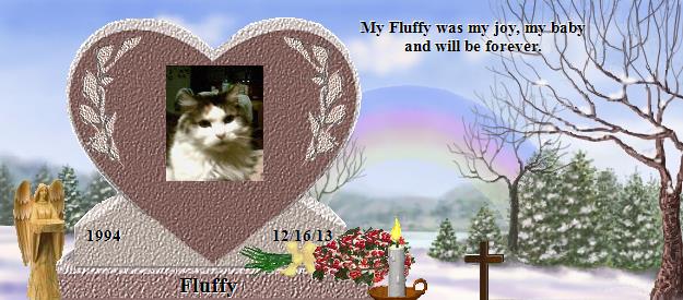 Fluffy's Rainbow Bridge Pet Loss Memorial Residency Image
