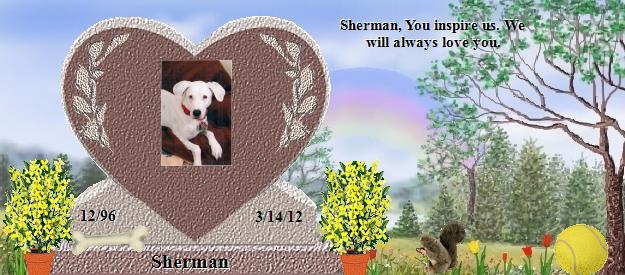 Sherman's Rainbow Bridge Pet Loss Memorial Residency Image