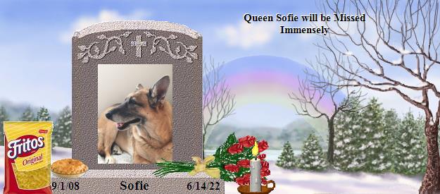 Sofie's Rainbow Bridge Pet Loss Memorial Residency Image