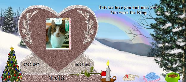 TATS's Rainbow Bridge Pet Loss Memorial Residency Image