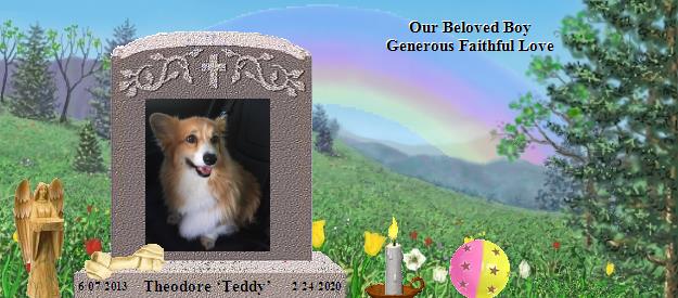 Theodore ‘Teddy’'s Rainbow Bridge Pet Loss Memorial Residency Image
