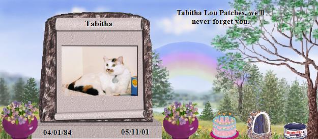 Tabitha's Rainbow Bridge Pet Loss Memorial Residency Image