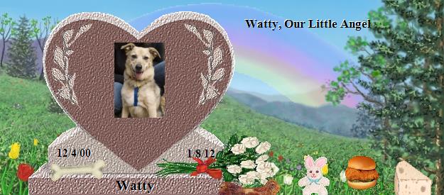 Watty's Rainbow Bridge Pet Loss Memorial Residency Image