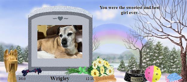 Wrigley's Rainbow Bridge Pet Loss Memorial Residency Image