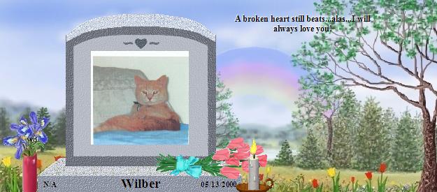 Wilber's Rainbow Bridge Pet Loss Memorial Residency Image