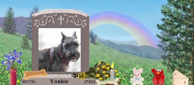 Yonkie's Rainbow Bridge Pet Loss Memorial Residency Image