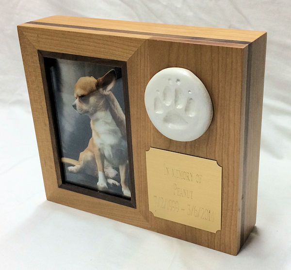 PawPrint Frame Pet Memorial Urn