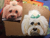 Hand-Painted Pet Memorial