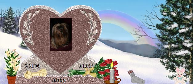 Abby's Rainbow Bridge Pet Loss Memorial Residency Image