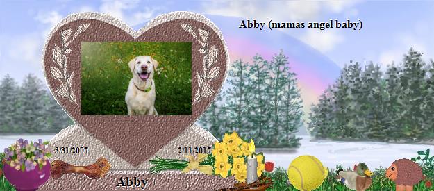 Abby's Rainbow Bridge Pet Loss Memorial Residency Image