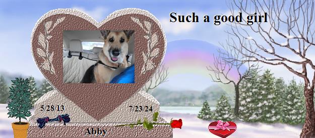 Abby's Rainbow Bridge Pet Loss Memorial Residency Image