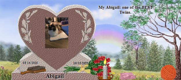 Abigail's Rainbow Bridge Pet Loss Memorial Residency Image