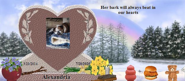Alexandria's Rainbow Bridge Pet Loss Memorial Residency Image