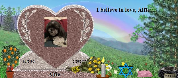 Alfie's Rainbow Bridge Pet Loss Memorial Residency Image