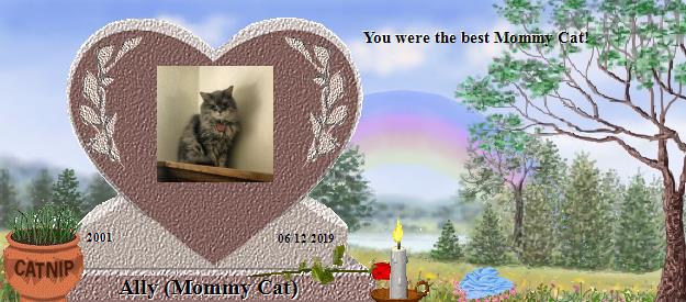 Ally (Mommy Cat)'s Rainbow Bridge Pet Loss Memorial Residency Image