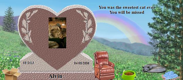 Alvin's Rainbow Bridge Pet Loss Memorial Residency Image