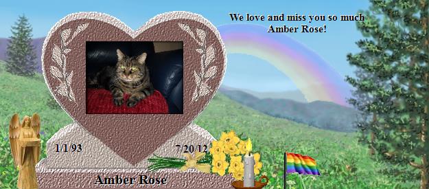 Amber Rose's Rainbow Bridge Pet Loss Memorial Residency Image