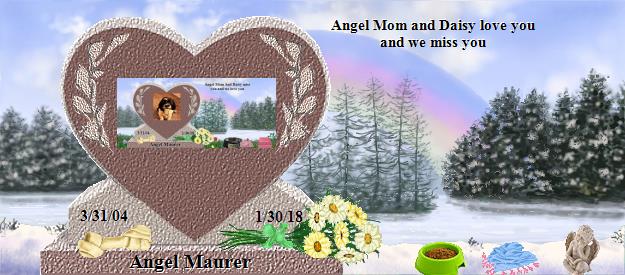 Angel Maurer's Rainbow Bridge Pet Loss Memorial Residency Image