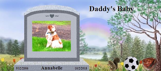 Annabelle's Rainbow Bridge Pet Loss Memorial Residency Image