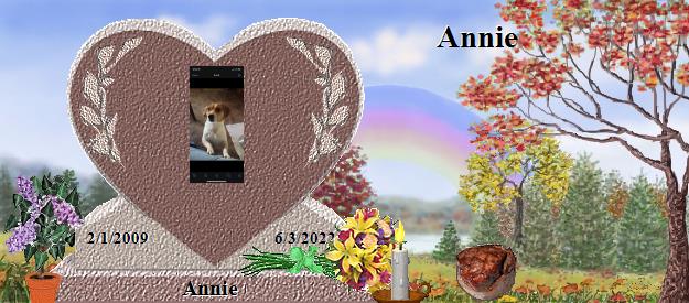 Annie's Rainbow Bridge Pet Loss Memorial Residency Image