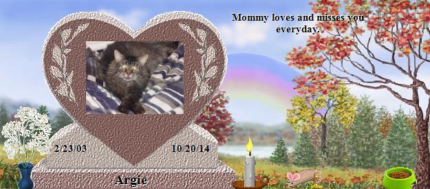 Argie's Rainbow Bridge Pet Loss Memorial Residency Image