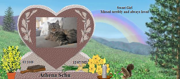 Athena Schu's Rainbow Bridge Pet Loss Memorial Residency Image