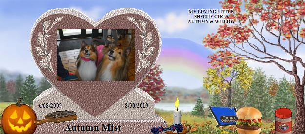 Autumn Mist's Rainbow Bridge Pet Loss Memorial Residency Image