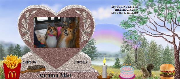 Autumn Mist's Rainbow Bridge Pet Loss Memorial Residency Image
